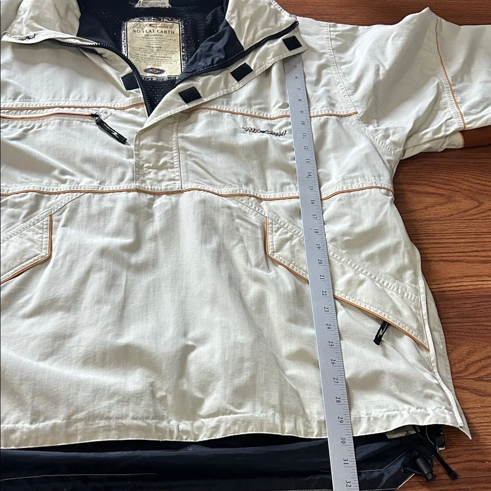 Rare‎ Vintage Rip Curl No Flat Earth Y2K 1/4 Zip Pull Over Side Zip XL Coat